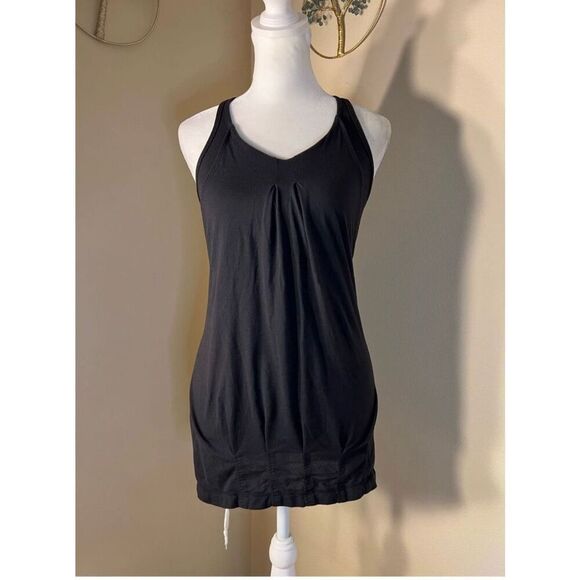 Lululemon Practice Freely Black Racerback Tank Top Size 4 - Picture 5 of 6